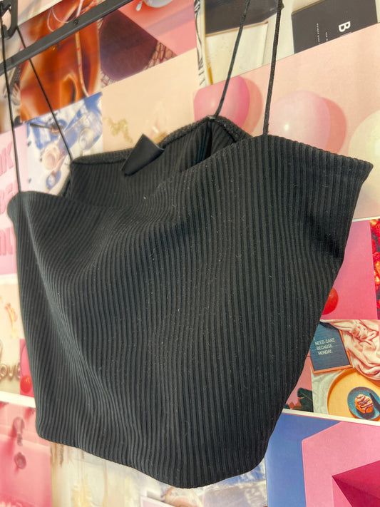 Black crop top