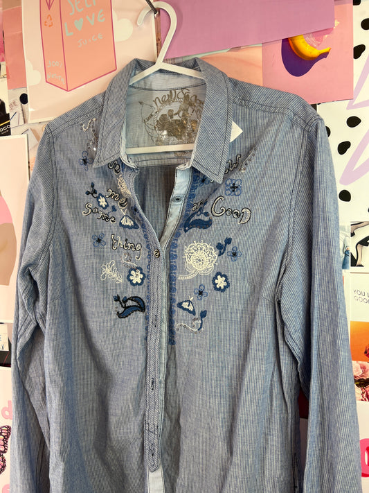 Desigual shirt with embroidery