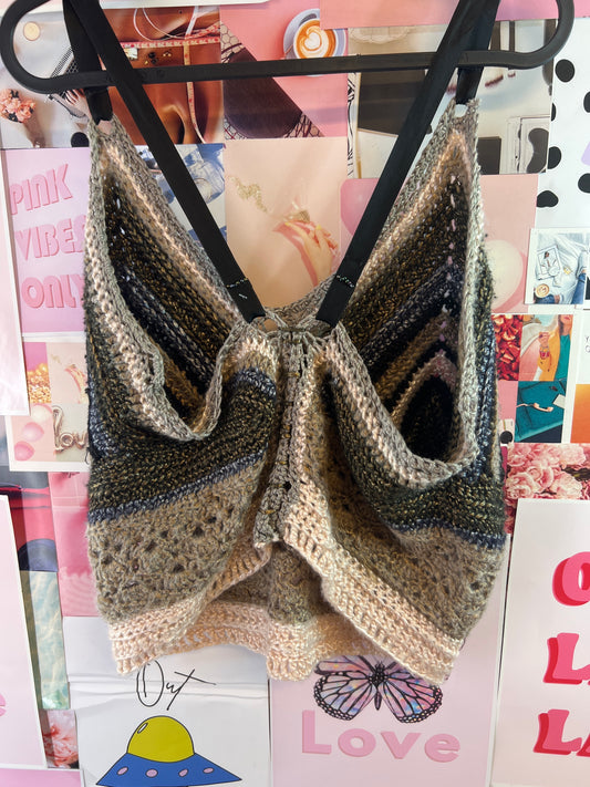 Handmade tricot top