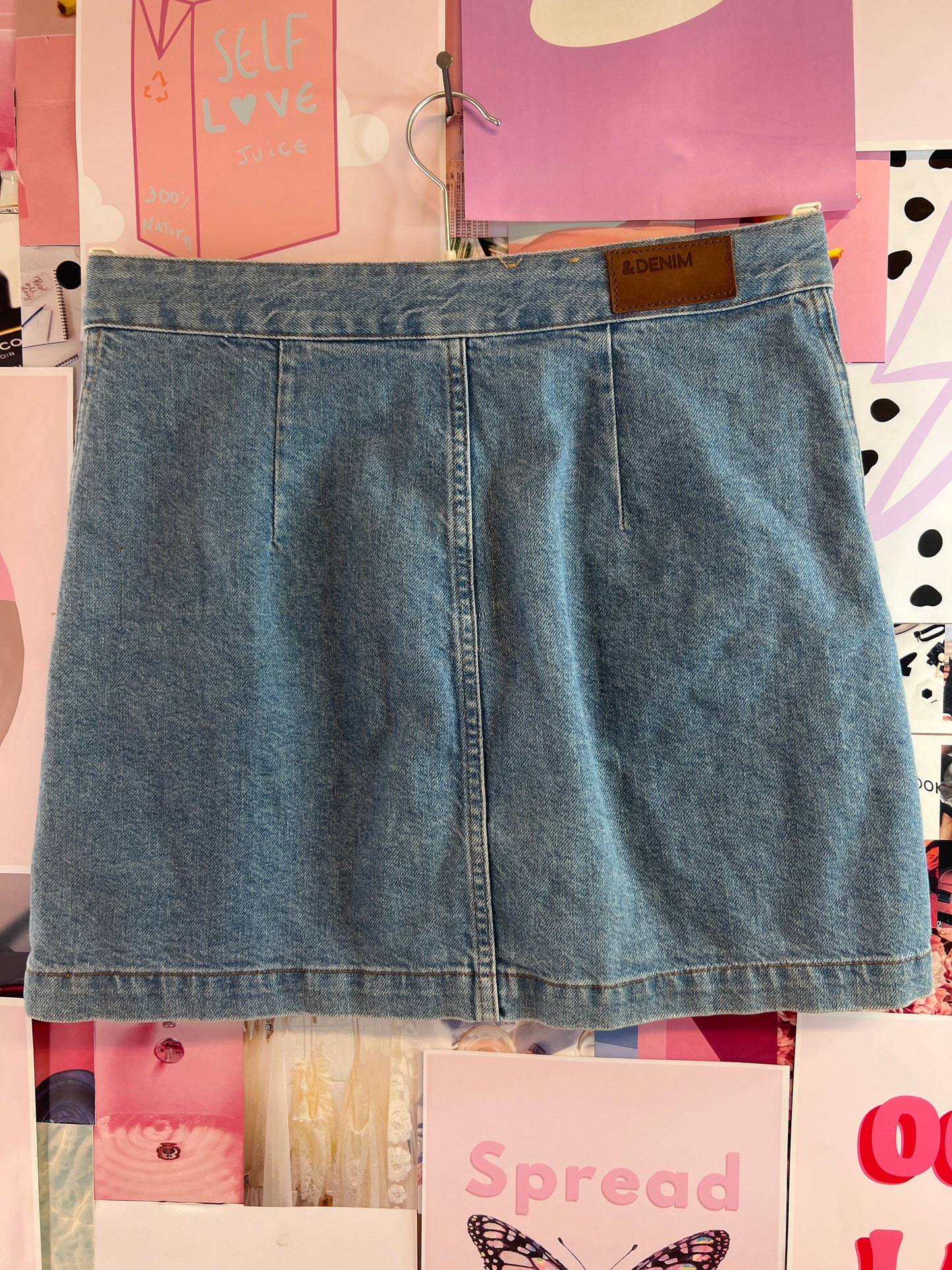 & denim jeans skirt