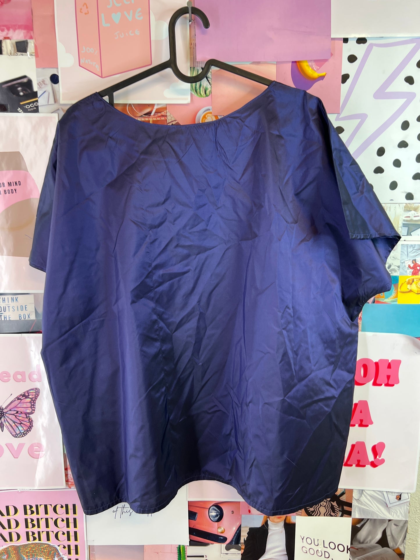 Party top dark purple