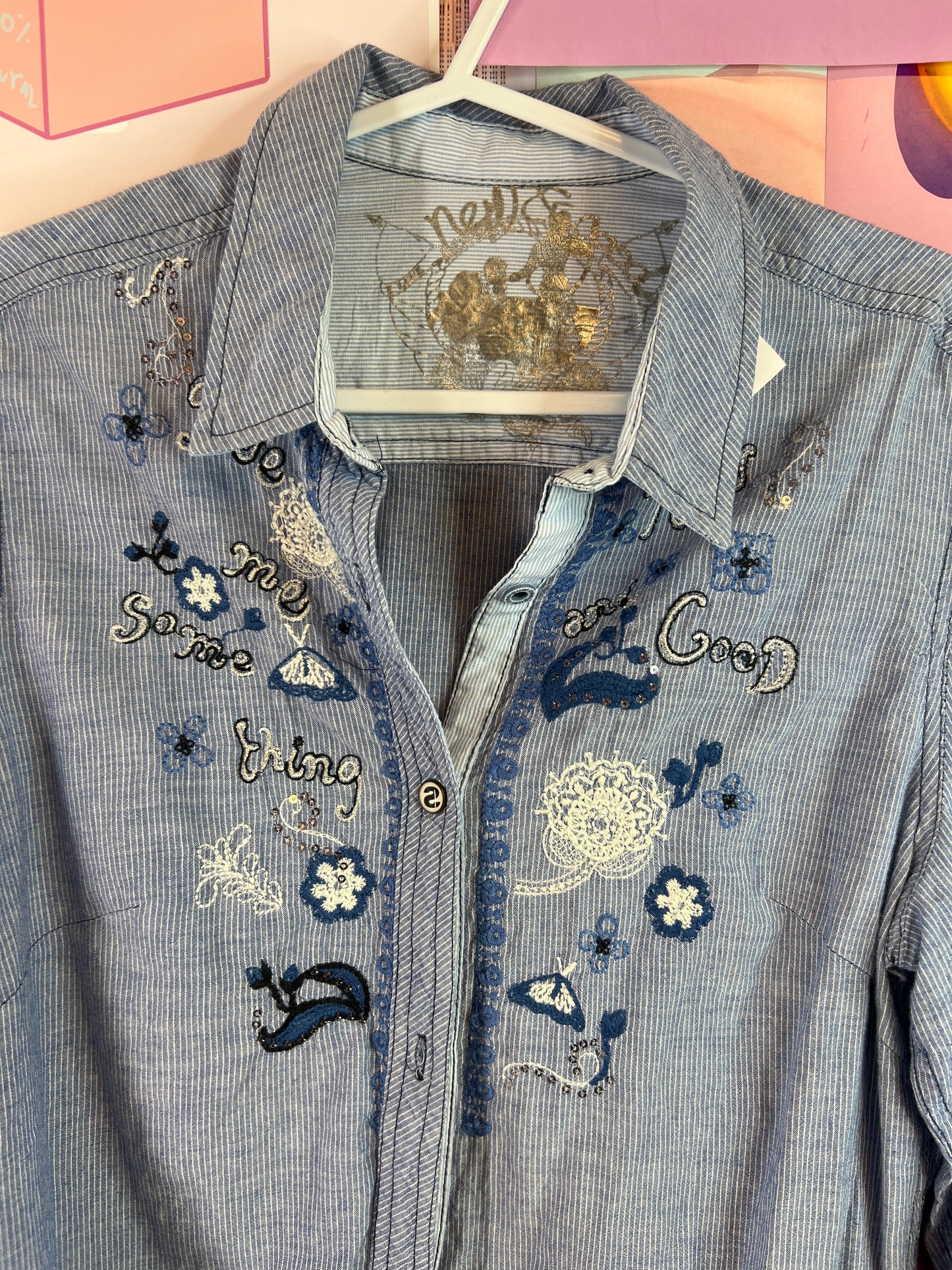 Desigual shirt with embroidery