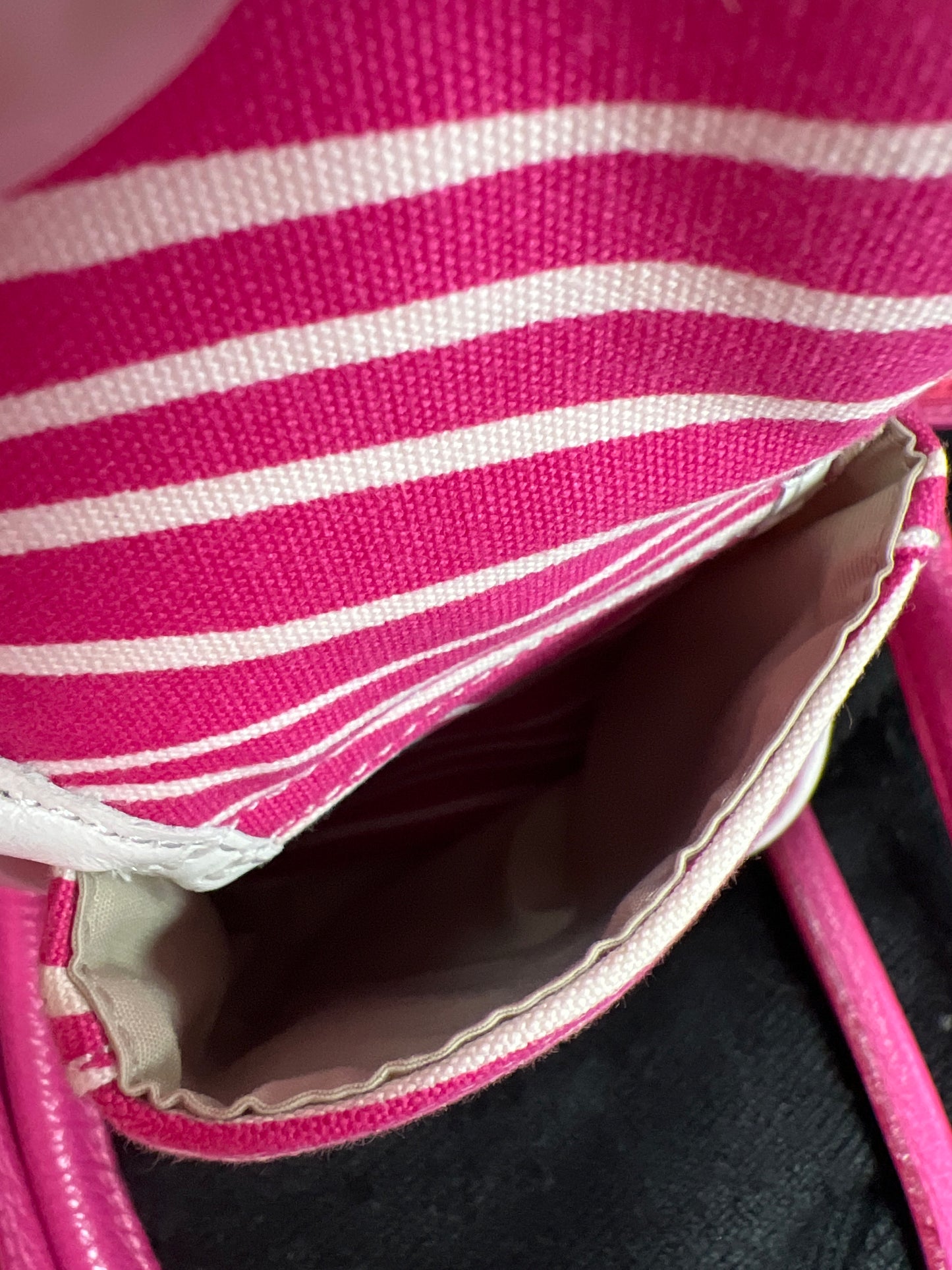 Pink canvas bag