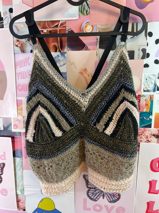 Handmade tricot top