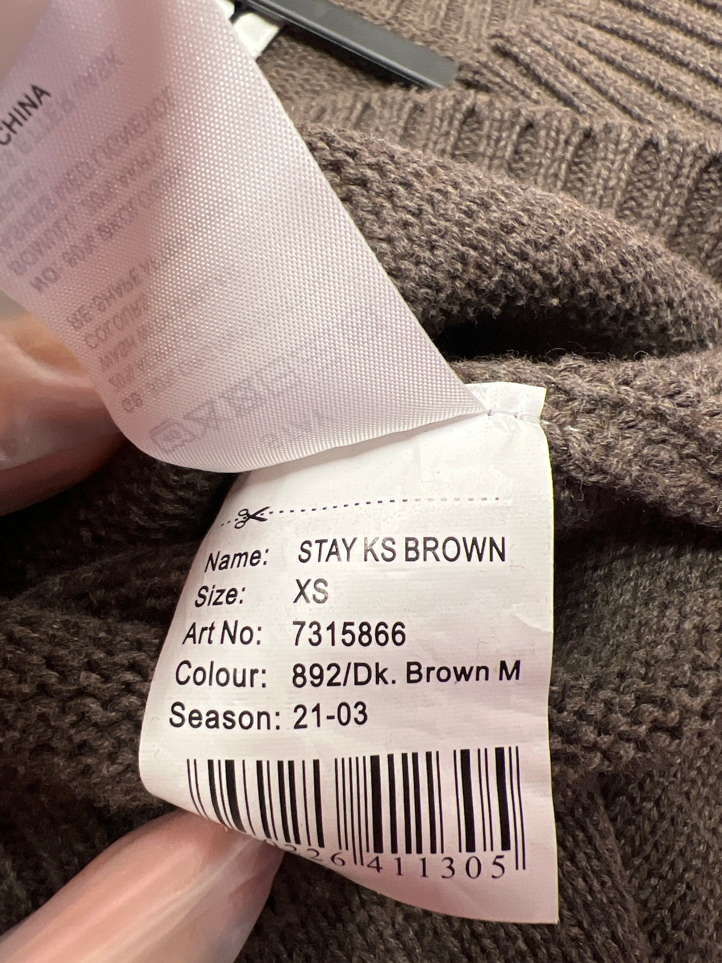 Brown sweater