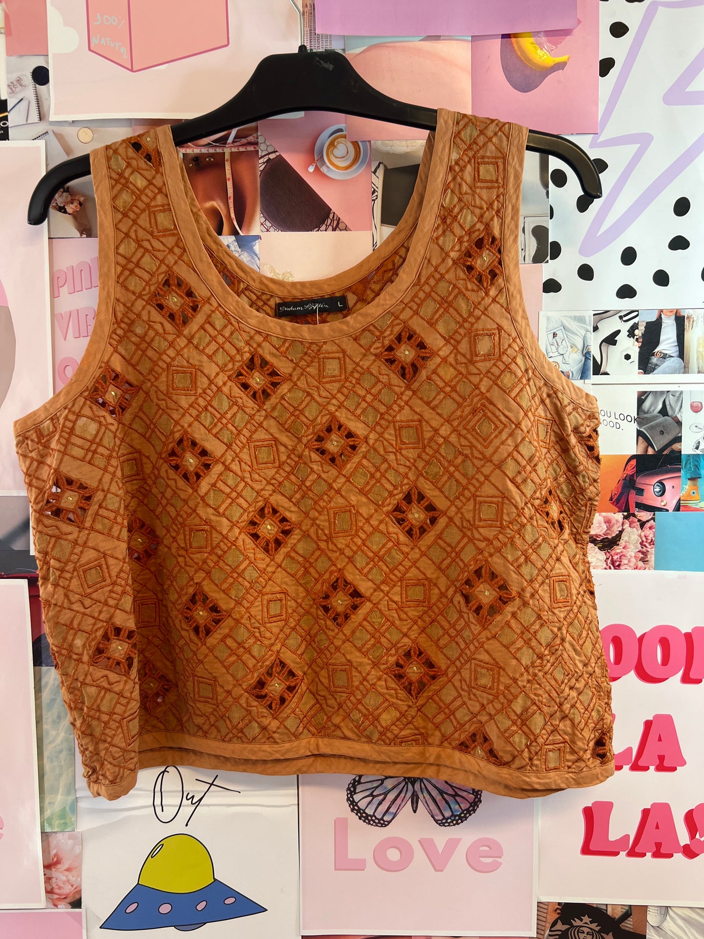 Gudrun brown top