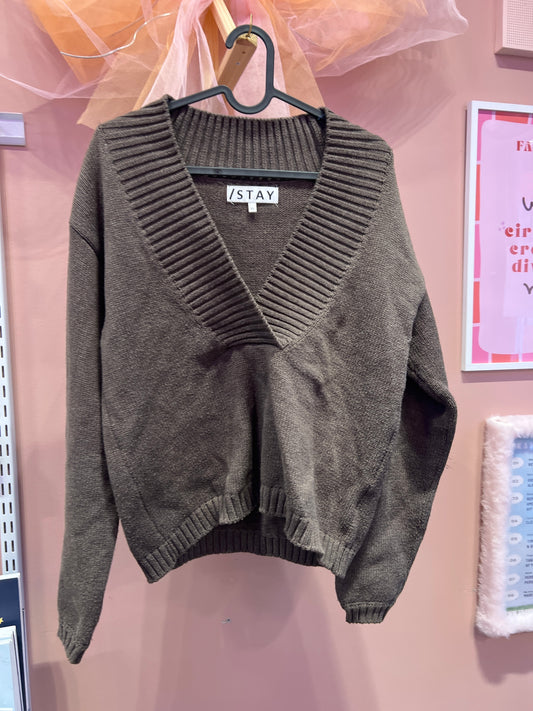 Brown sweater