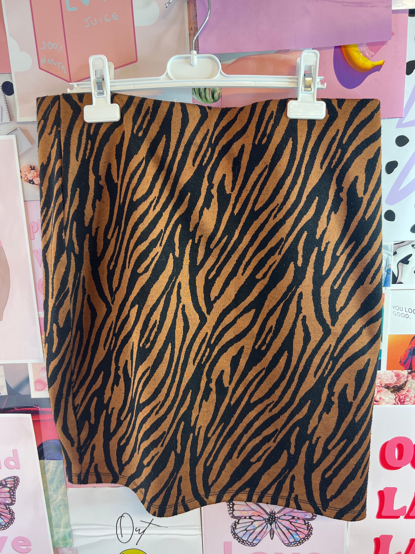 Amisu animal print skirt