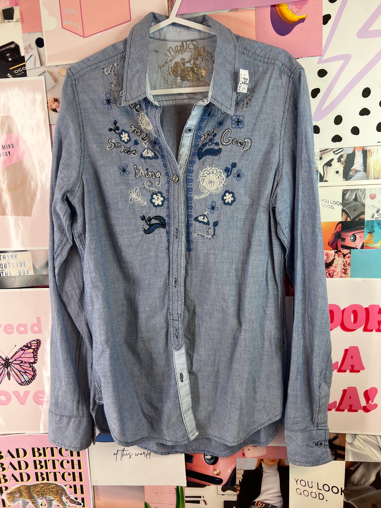Desigual shirt with embroidery
