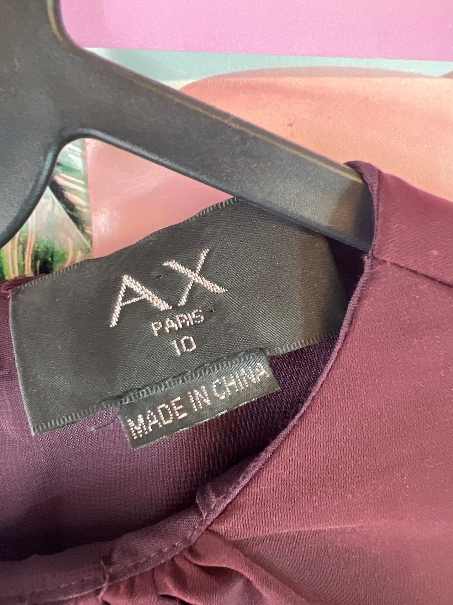 AX Paris wine dress