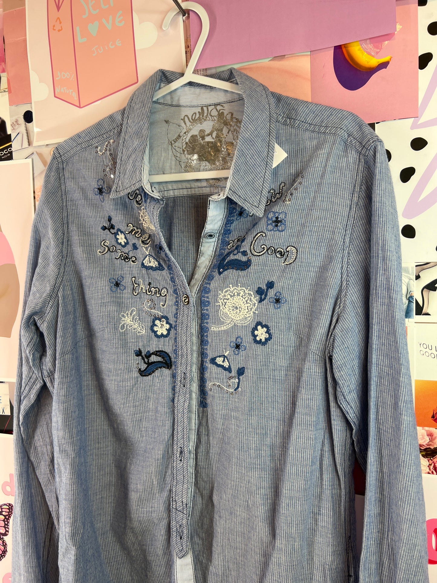 Desigual shirt with embroidery
