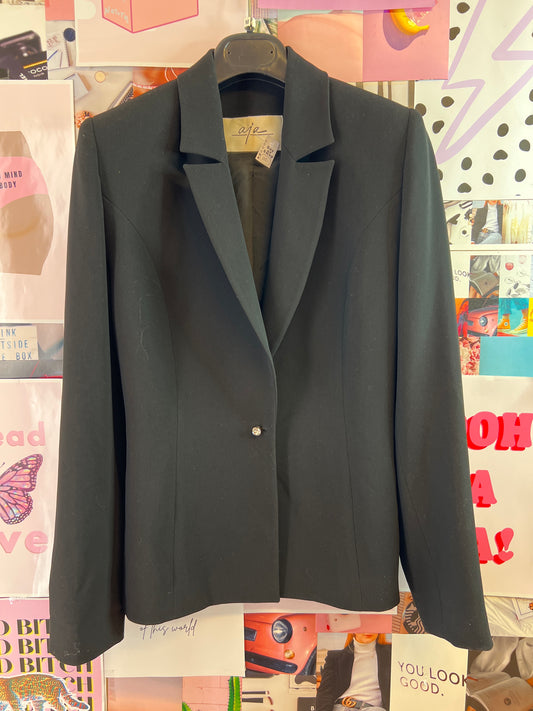 Aja black blazer