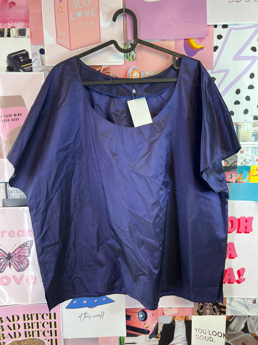 Party top dark purple