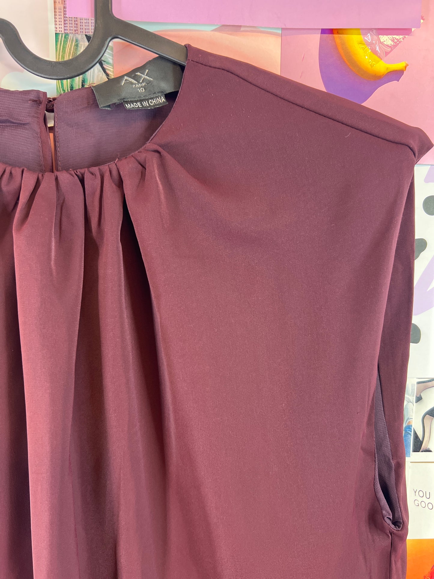 AX Paris wine dress