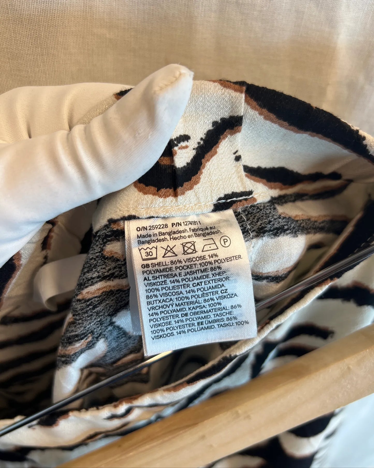 Zebra pants