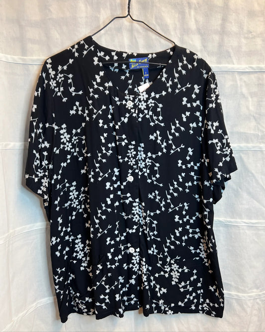 Plus size vintage blouse