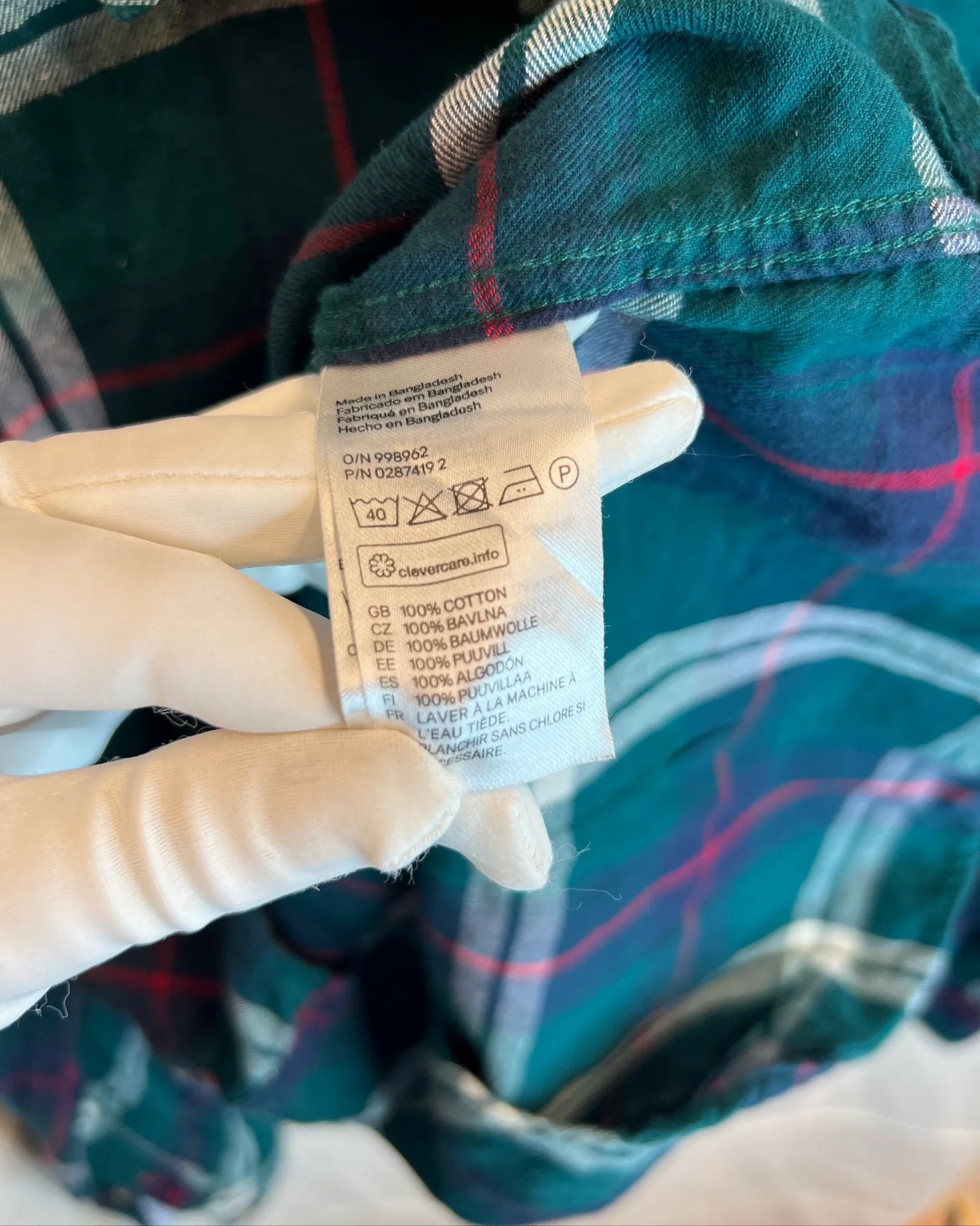 Lumberjack green shirt